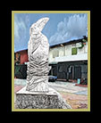 statue of a toucan in Belize thumbnail